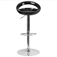 Cut Out Bar Stool Glossy - Red Photo