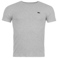 Lonsdale Mens Single T Shirt - Grey Marl Photo