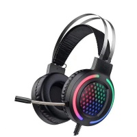 Borofone RGB Ambient Light Gaming Headphones With Microphone Photo