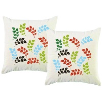 PepperSt - Scatter Cushion Cover Set - Leaves Photo