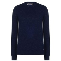 Soulcal Mens Twist Knit Jumper - Navy - Parallel Import Photo