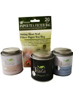 Teaza Organic Honeybush Tea - Gift Set - 3 x 50 g & 20 Filter Tea Bags Photo