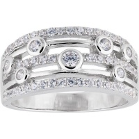 Eternity Style Silver Ring Photo