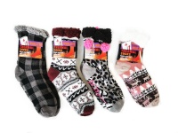Thermal Socks 4 Pairs Of Original - Winter Socks - Assorted Design & Colour Photo