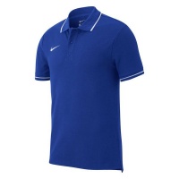 Nike Men's Team Club19 Short-Sleeve Polo Shirt - Royal Blue/White Photo