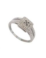 Black Diamond Miss Jewels- Natural Ring- Size 7 Photo