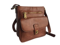 Vivace High Quality Shoulder Handbag - Brown Photo
