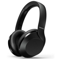 Philips Over-Ear Wireless Headphones With Mic - Black Photo