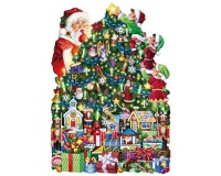 Wentworth Wooden Shaped Puzzle - Santa's Little Helpers Photo