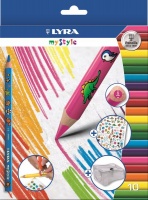 Lyra MyStyle pencils rubdown transfers sharpener Photo