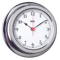 ANVI 32.0471 Clock – Polished Brass & Chromed Photo