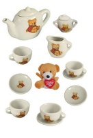 Kika Crafts Teddy Bear Tea Set - Porcelain Photo