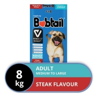 Bobtail - Dry Dog Food - Medium To Large - Steak Flavor - 8kg Photo