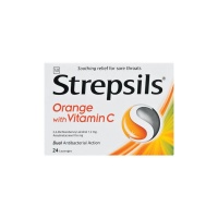 Strepsils Lozenges - Orange C - 24s Photo