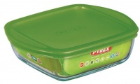 Pyrex - Storage Cook and Store Square Dish With Lid - 1 Litre Photo