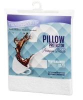 Protect-A-Bed - Premium Deluxe Pillow Protector - White Protect-A-Bed - Premium Deluxe Pillow Protector - White Photo