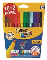 BIC Kids Visa 12 Felt Tip Pens Photo
