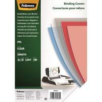 Fellowes PVC Clear A4 180micron Binding Covers Photo