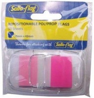 Sello-Flag Repositionable PP Flags - Pink Photo