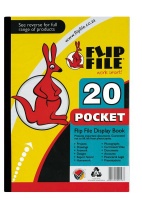 Flip File A4 Display File - 20 Pockets Photo
