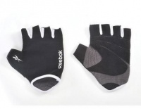 Mens Reebok Elements Fitness Gloves - Grey/White Photo