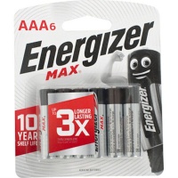 Energizer Max Aaa - 6 Pack Photo