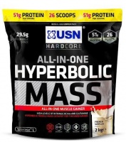 USN Hyperbolic Mass - Vanilla 2kg Bag Photo