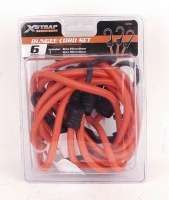 X Strap X-Strap - Handy Combination Pack 8mm Round Bungee Cords - Red Photo