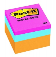 3M Post-it Notes - Orange Wave - 400 Sheets per cube Photo