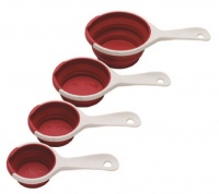 Chef'n - Sleekstor Pinch and Pour Cups - Cherry Photo