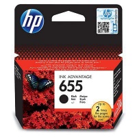 HP 655 Black Ink Cartridge Blister Pack Photo