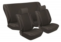Stingray - Monaco Car Seat Cover Set - Black & Grey Photo