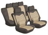 Stingray - Grandeur 11 Piece Car Seat Cover Set - Tan Photo