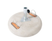 CAPE UMBRELLAS - Cement Base with Electroplated Upstand - Grey Photo