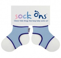 Sock Ons - Classic White Baby Socks - Photo