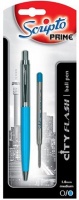Scripto Prime "City Flash" Turquoise Barrel Ballpoint Pen Photo