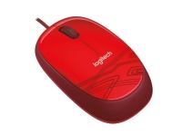 Logitech M105 Corded Mouse - Red Photo