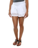 Slick Tate Lined Shorts in White Photo
