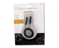 iSimple ISMJ23B Narrow Flat Aux Cable - Black Photo