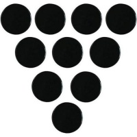 Nobo 25mm Whiteboard Magnets - Black Photo