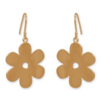 The Jeweller's Florist Solid Daisy Earrings - Yellow Gold Photo