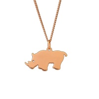 The Jeweller's Florist Rhino Necklace - Rose Gold Photo