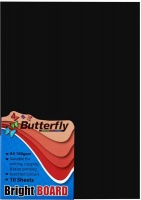 Butterfly A4 Bright Board 10s - Black Photo