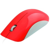 Astrum USB Optical Mouse With Glossy Finish - Red Photo