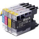 Brother LC-77 Compatible Ink Cartridge Value Pack Photo