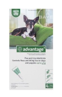 Advantage Small Dogs - 4 x 0.4ml Photo