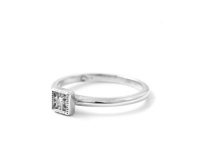 Why Jewellery Diamond Stax Ring - Silver Diamond Photo