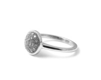 Why Jewellery Halo Diamond Ring - Silver Photo