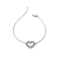 Why Jewellery Heart Bracelet - Silver Photo