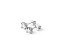 Why Jewellery Solitaire Diamond Stud Earrings - Silver Photo